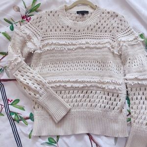 Banana Republic Cream White Sweater